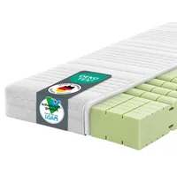 Ravensberger Matratzen HR-Kaltschaummatratze Komfort-SAN® 100x200 cm - Härtegrad H4, fest - Höhe 18cm - 7-Zonen Matratze mit Baumwoll-Doppeltuch-Bezug - Oeko-TEX®-Zertifiziert - Made in Germany