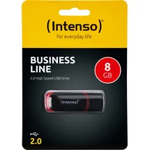 Intenso Business Line 8GB schwarz/rot