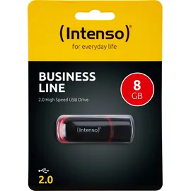 Intenso Business Line 8GB schwarz/rot