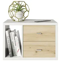 Phoenix Fortuna Raumteiler-Regal 58 x 39,2 x 34 cm weiss