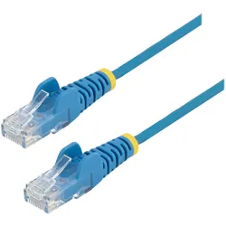 StarTech.com 2,5 m Cat6-Kabel - Schlankes Cat6-Patchkabel - Blau - Snagless RJ45