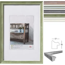 walther + design ND824P,Bench Holzrahmen 018X024 cm, BRAUN