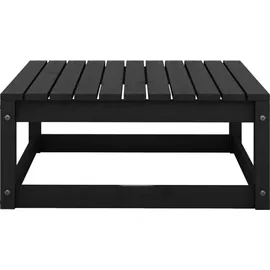 vidaXL 13-tlg. Garten-Lounge-Set Schwarz Massivholz Kiefer
