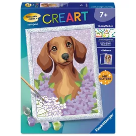 Ravensburger Malen nach Zahlen Dackel Lilac 1 St. Rosa