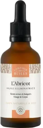 Comptoir Des Huiles L'Abricot Aufhellendes Öl Gesicht Und Körper Tropfflasche 50ml
