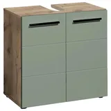 BASIC by Balculina Waschbeckenunterschrank Grün,