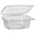 Papstar Feinkost- und Salatschalen mit Klappdeckel 50 St. 4,3 cm x 10,6 cm x 13,3 cm klar