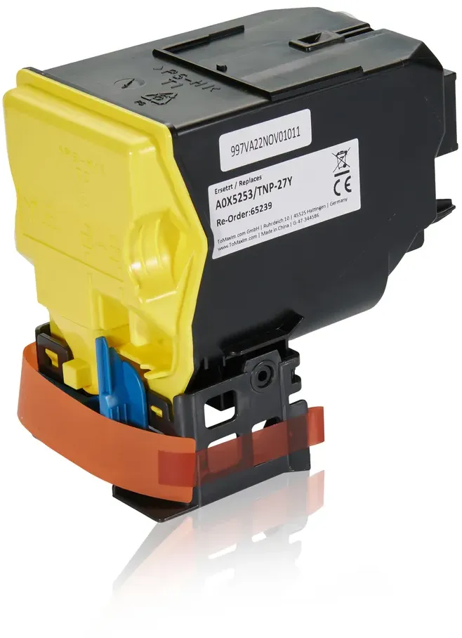 Kompatibel zu Konica Minolta A0X5253 / TNP-27 Y Tonerkartusche, gelb