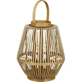 Mica decorations Windlicht Havard Polyester Braun