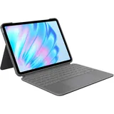 Logitech Combo Touch für iPad Air 11 (M2), (5. Generation – 2022) Tastatur-Case Oxford Grey