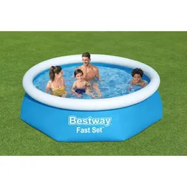 BESTWAY Fast Set Aufstellpool-Set 244 x 61 cm inkl. Filterpumpe