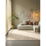 HANSE HOME Teppich Jaipur Juteteppich, als Läufer und in Rund, rechteckig, Höhe: 10 mm, 100% Naturfaser, Wohnzimmer, Esszimmer, Schlafzimmer, GRS weiß rechteckig | 120 cm x 170 cm x 10 mm