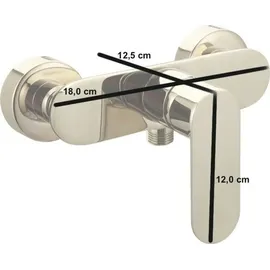Primaster Prag Duschthermostat Chrom