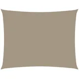vidaXL Sonnensegel Oxford-Gewebe Rechteckig 3x6 m Taupe