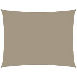 vidaXL Sonnensegel Oxford-Gewebe Rechteckig 3x6 m Taupe