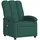 vidaXL Massagesessel Dunkelgrün Stoff 93 x 101 x 93 cm Grün mit Fernbedienung
