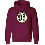 heroes inc.eu Harry Potter Platform 9 Burgundy Pullover L