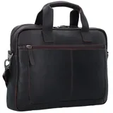 The Chesterfield Brand Wax Pull Up Aktentasche Leder 40 cm Laptopfach braun