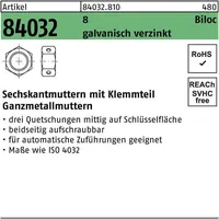 Industrial Quality Supplies Selbstsichernde Sechskantmutter ART 84032 M 5