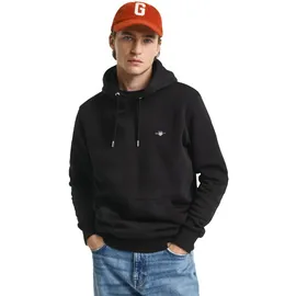 GANT Herren Hoodie - Schwarz 5XL