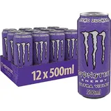 MONSTER ENERGY Ultra Violet Energy Drink 500 ml x 0,5l - 12 l