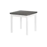 maison bleue Esstisch  Carina ¦ grau ¦ Maße (cm): B: 77 H: 74