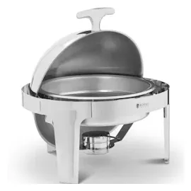Royal Catering Chafing Dish Warmhaltebehälter Rechaud Wärmebehälter rund 5,8 L