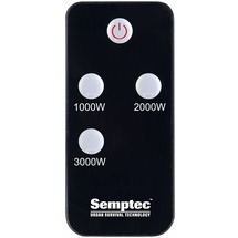 Semptec IR-Außen-Heizstrahler, Goldröhre, 3.000 W, IP65, Fernbedienung, silber