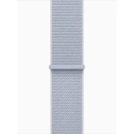 Apple Watch SE 2024 GPS 44 mm Aluminiumgehäuse Silber, Sport Loop Blaue Wolke