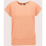 Madeleine Ärmelloses Rundhals-Shirt Uni Pfirsich 42