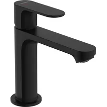 Hansgrohe Rebris 110 mit Zugstangen-Ablaufgarnitur Mattschwarz