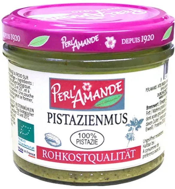 Pistazienmus - Perl'Amande - bio & roh (0.1kg)