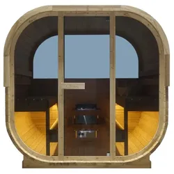 HANKO Outdoor Sauna für 6 Personen; 210x180x210 cm