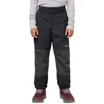 Jack Wolfskin Unisex Kinder Rascal Winter Pants K Wanderhose, Schwarz, 164 EU