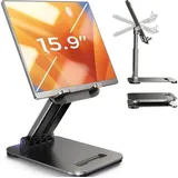 LuxusKollektion Tablet-Ständer Tablet Ständer Halterung Tisch Schreibtisch iPad Switch Black