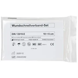 Sqs Wundschnellverband 10 x 6 cm 12 St.