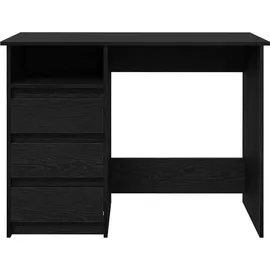 vidaXL Schreibtisch Schwarz 102x50x75 cm Holzwerkstoff