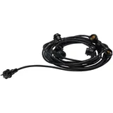 Paulmann Lichterkette E27 schwarz