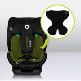 lionelo Autokindersitz Lavender i-Size ab 1 Jahr bis 12 Jahren, ab 9 kg bis 36 kg ISOFIX Breiter Einstellber Schwarz - Schwarz