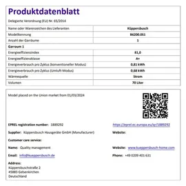 Küppersbusch B6200.0S1