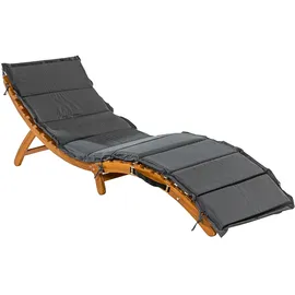 Merxx Honopu Sonnenliege 180 x 54 x 60 cm Grau