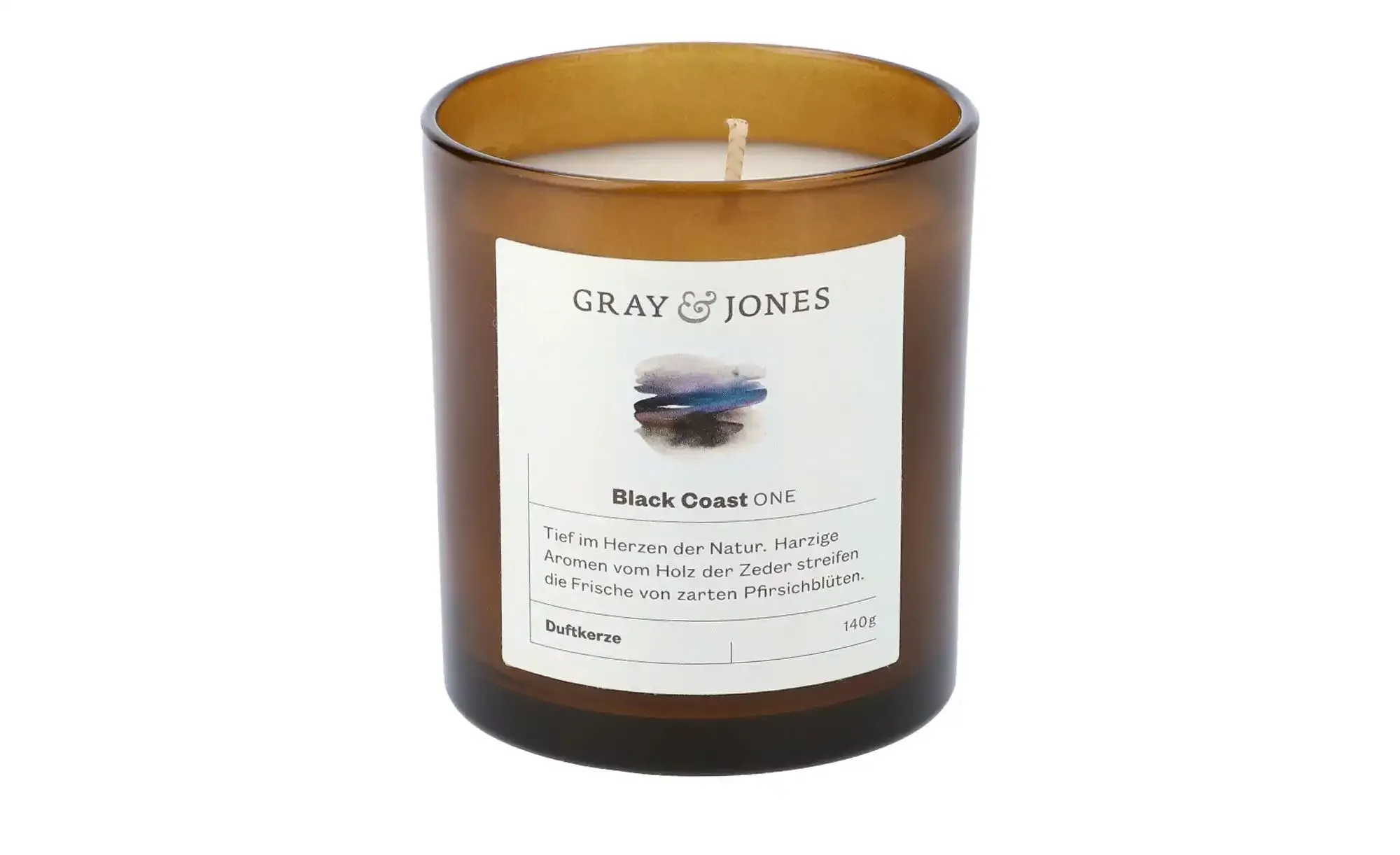 Gray & Jones Duftkerze   ¦ Glas,Wachs ¦ Maße (cm): H: 7,5  Ø: 7.0