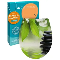 Calmwaters WC Sitz Motiv Oase Weiß