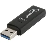 MediaRange Gembird *USB 3.0 Card Reader SD/Micro SD (USB 3.0), Speicherkartenlesegerät, Schwarz