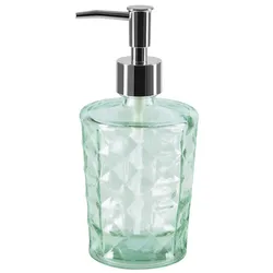 Spirella Seifenspender "Carla" Glas Flüssigseifen-Spender 400ml Grün