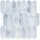 vidaXL Federfliese 20 pcs 30 x 30 cm Himmelblau Kunststoff
