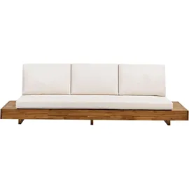 Beliani Marettimo 230 x 70 cm Weiß/Braun