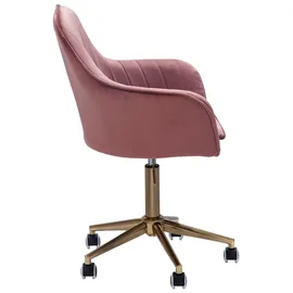 Möbel Boss Drehstuhl Textil Rosa