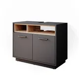 Vicco Waschbeckenunterschrank Beatrice 80 x 64 cm Anthrazit