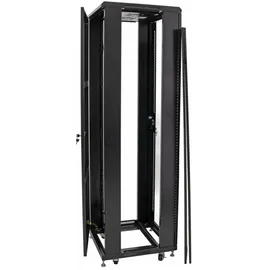 Roadinger SSC-40 Stahlschrank mit Glastür 40HE